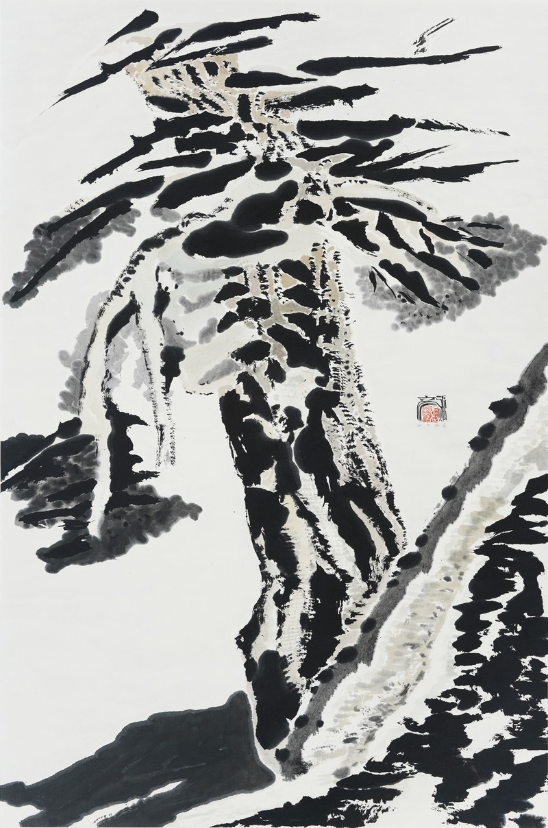 장병언, Landscape in Mind, ink_and_light_color_on_paper, painting, 2026